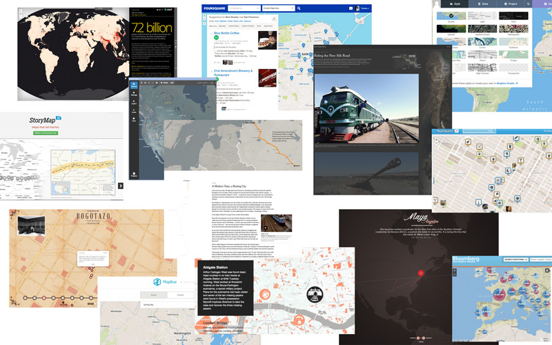 Collage of visual research